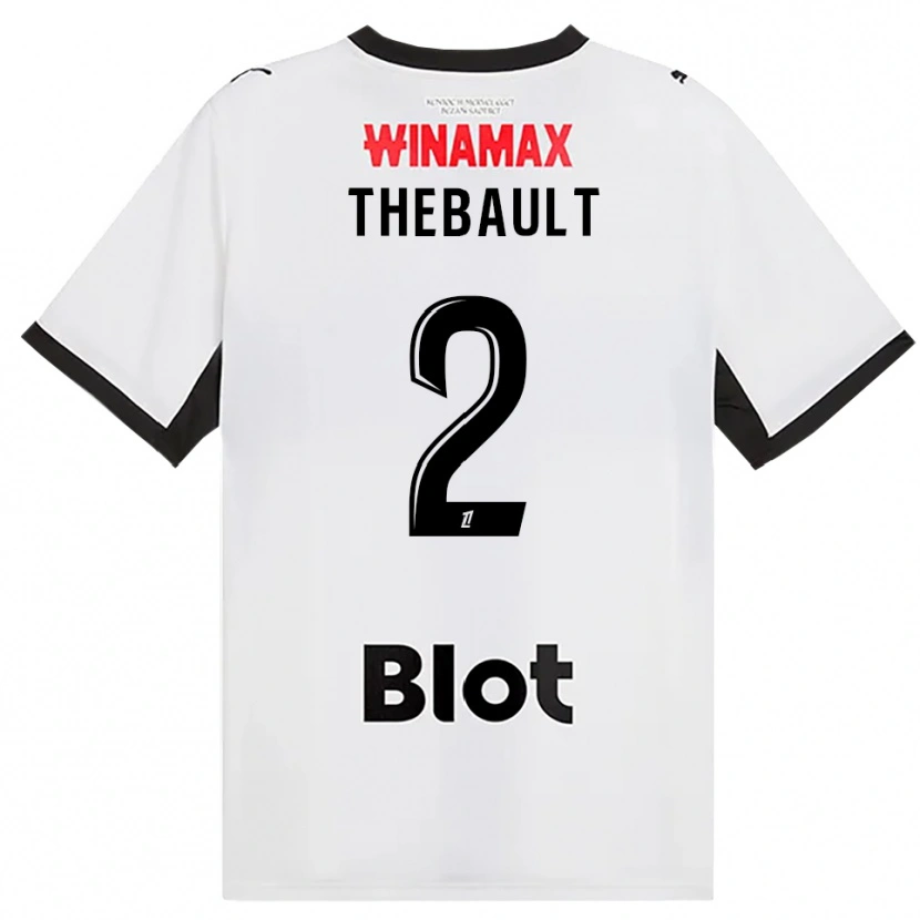 Danxen Hombre Camiseta Yaël Thébault #2 Negro Blanco Rojo 2ª Equipación 2026/27 La Camisa México
