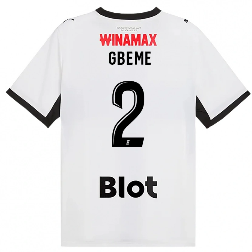 Danxen Hombre Camiseta Mervin Gbeme #2 Negro Blanco Rojo 2ª Equipación 2026/27 La Camisa México