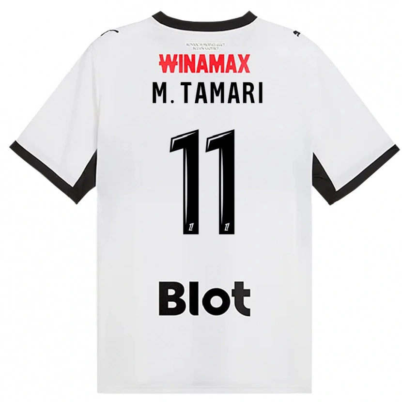 Danxen Hombre Camiseta Mousa Al-Tamari #11 Negro Blanco Rojo 2ª Equipación 2026/27 La Camisa México