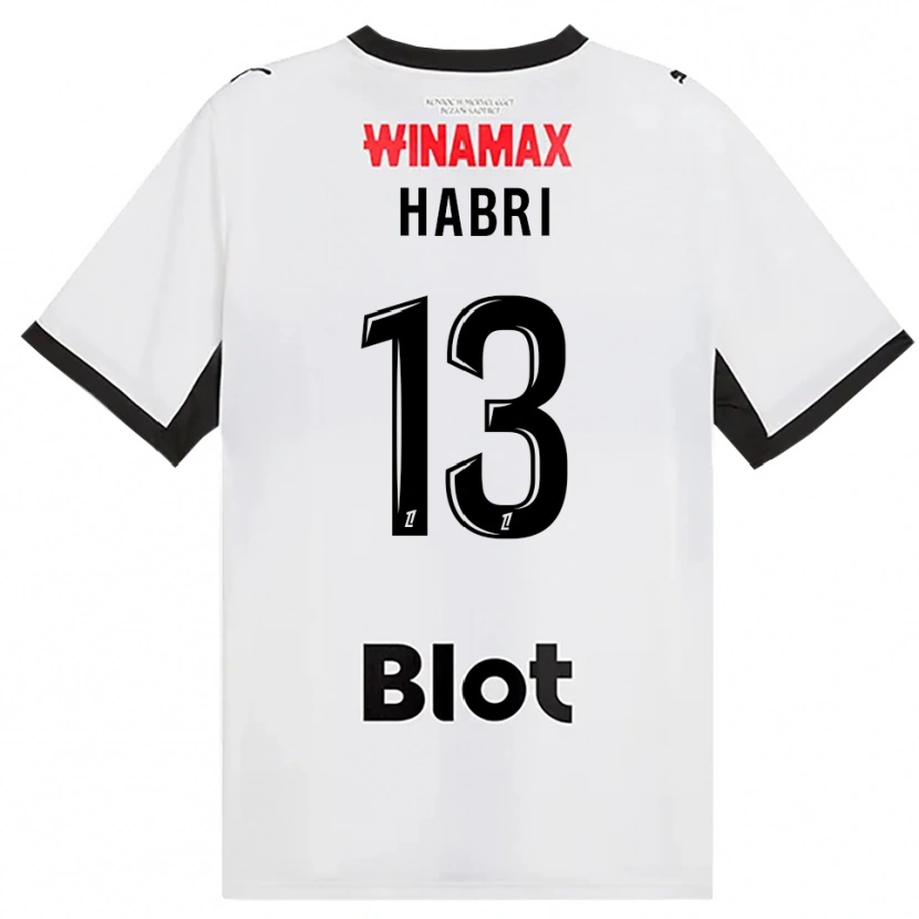 Danxen Hombre Camiseta Issa Habri #13 Negro Blanco Rojo 2ª Equipación 2026/27 La Camisa México