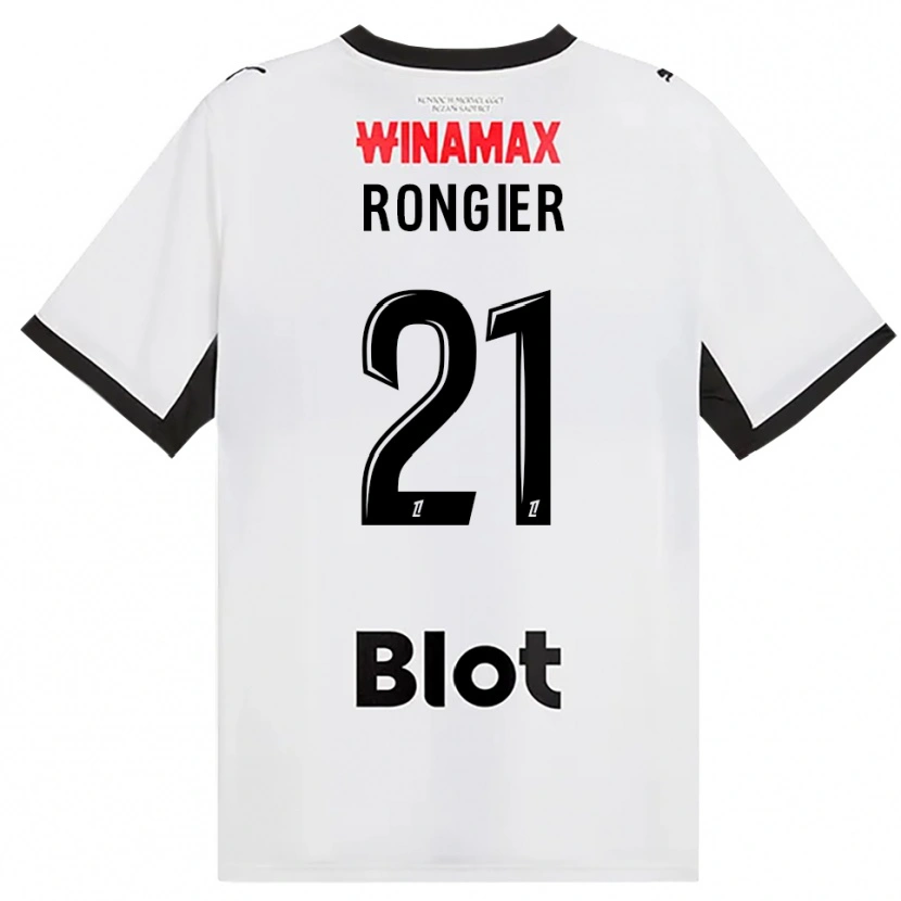 Danxen Hombre Camiseta Valentin Rongier #21 Negro Blanco Rojo 2ª Equipación 2026/27 La Camisa México