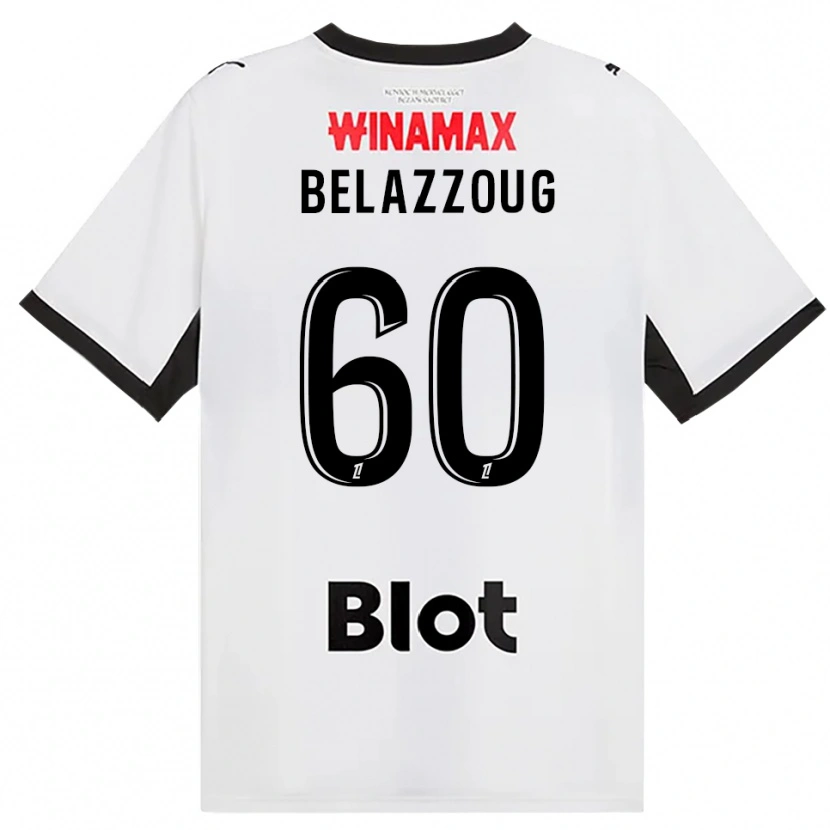Danxen Hombre Camiseta Kilian Belazzoug #60 Negro Blanco Rojo 2ª Equipación 2026/27 La Camisa México