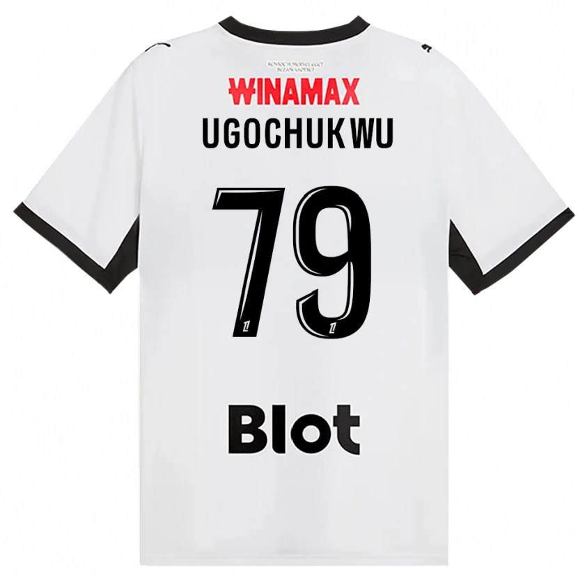Danxen Hombre Camiseta Chibuike Ugochukwu #79 Negro Blanco Rojo 2ª Equipación 2026/27 La Camisa México