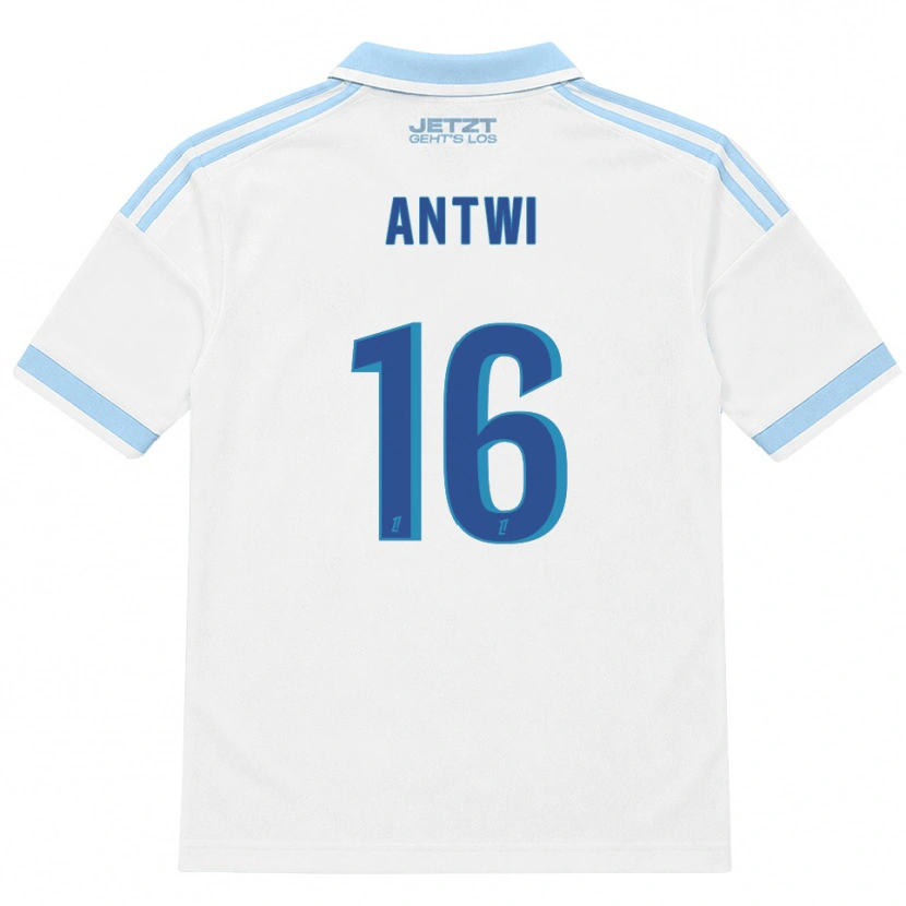 Danxen Hombre Camiseta Genesis Antwi #16 Azul Cielo Claro Blanco Rojo 2ª Equipación 2026/27 La Camisa México