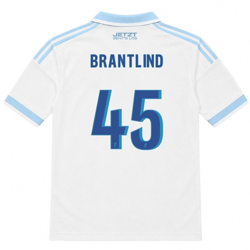 Danxen Hombre Camiseta Benjamin Brantlind #45 Azul Cielo Claro Blanco Rojo 2ª Equipación 2026/27 La Camisa México