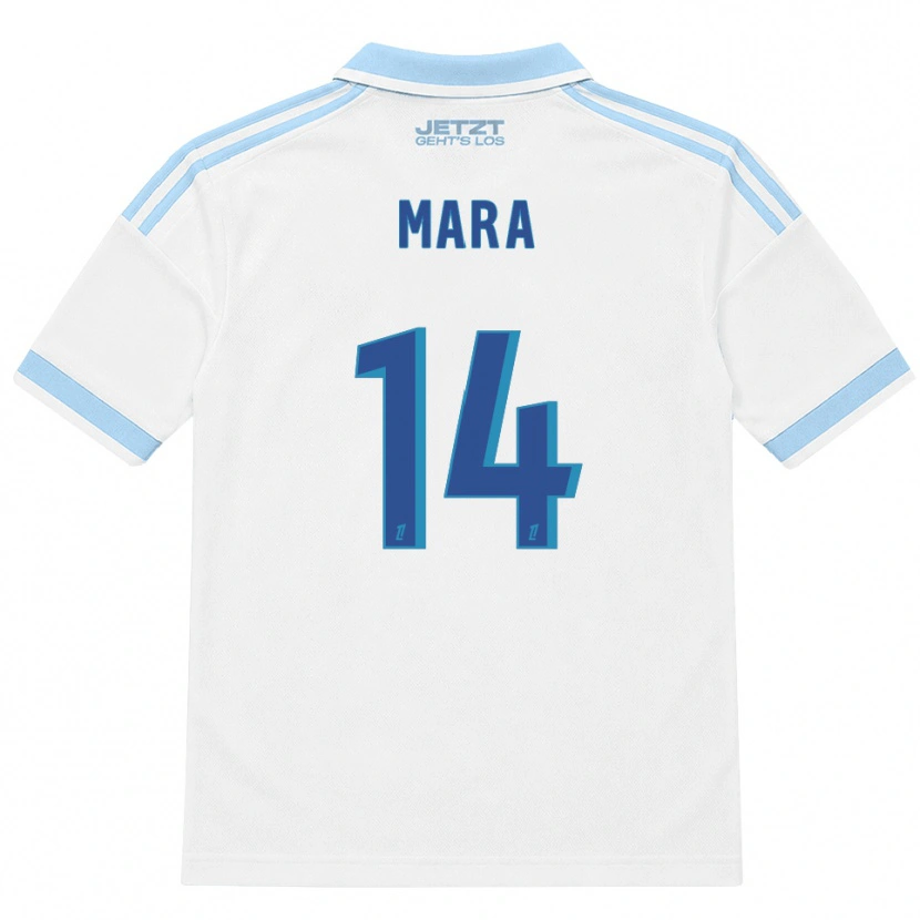 Danxen Hombre Camiseta Sékou Mara #14 Azul Cielo Claro Blanco Rojo 2ª Equipación 2026/27 La Camisa México