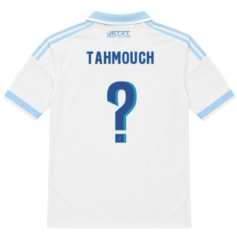 Danxen Hombre Camiseta Mathieu Tahmouch #0 Azul Cielo Claro Blanco Rojo 2ª Equipación 2026/27 La Camisa México