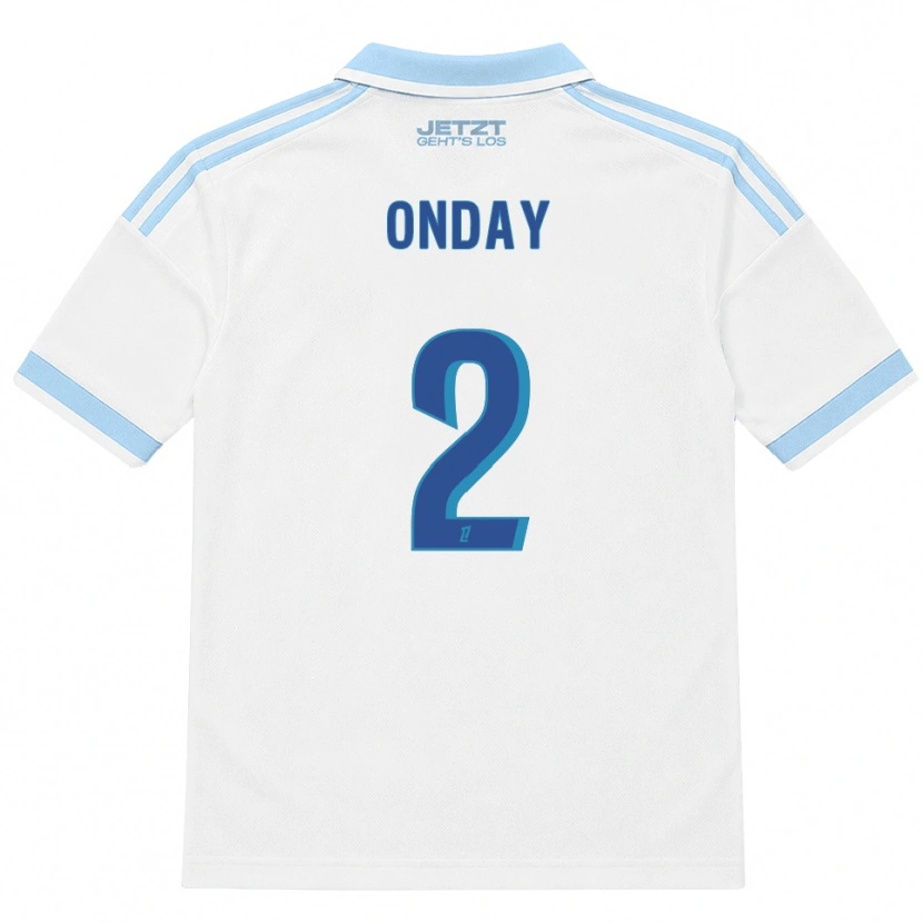 Danxen Hombre Camiseta Georges Onday #2 Azul Cielo Claro Blanco Rojo 2ª Equipación 2026/27 La Camisa México