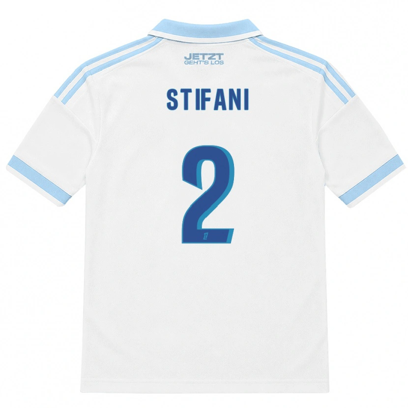 Danxen Hombre Camiseta Nolaan Stifani #2 Azul Cielo Claro Blanco Rojo 2ª Equipación 2026/27 La Camisa México