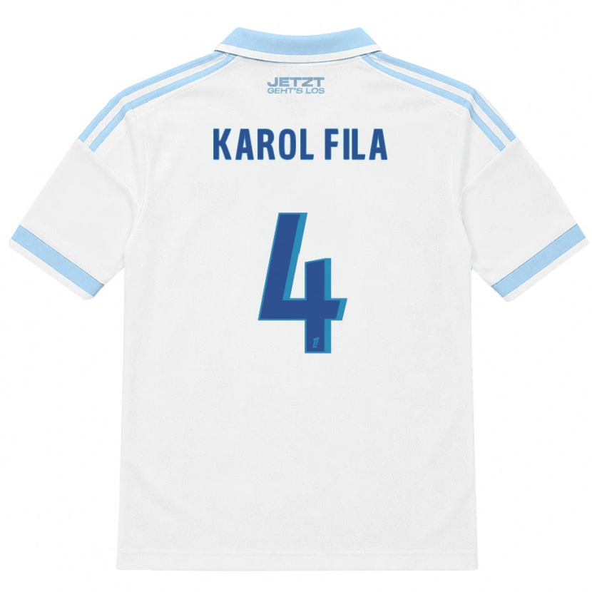 Danxen Hombre Camiseta Karol Fila #4 Azul Cielo Claro Blanco Rojo 2ª Equipación 2026/27 La Camisa México
