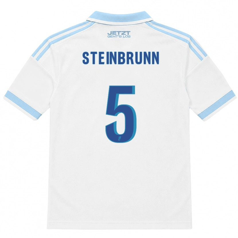 Danxen Hombre Camiseta Théo Steinbrunn #5 Azul Cielo Claro Blanco Rojo 2ª Equipación 2026/27 La Camisa México