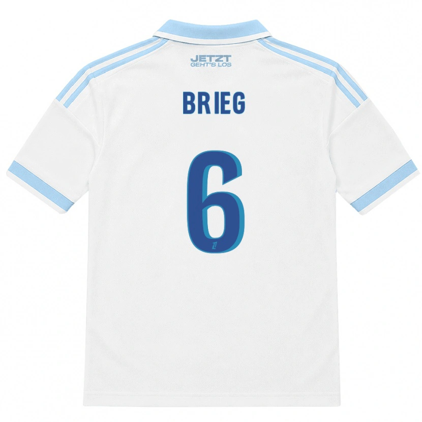 Danxen Hombre Camiseta Redouan Brieg #6 Azul Cielo Claro Blanco Rojo 2ª Equipación 2026/27 La Camisa México
