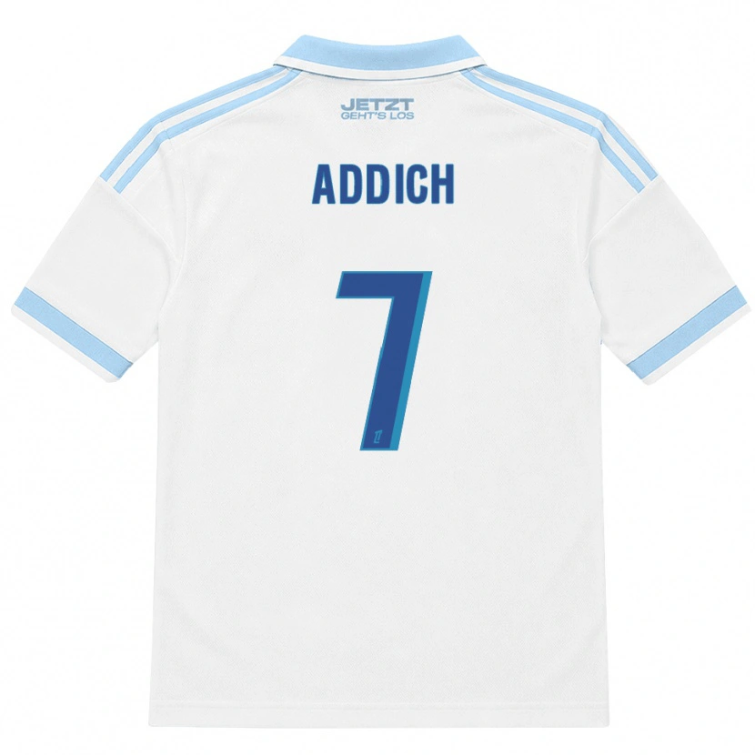 Danxen Hombre Camiseta Yanis Addich #7 Azul Cielo Claro Blanco Rojo 2ª Equipación 2026/27 La Camisa México