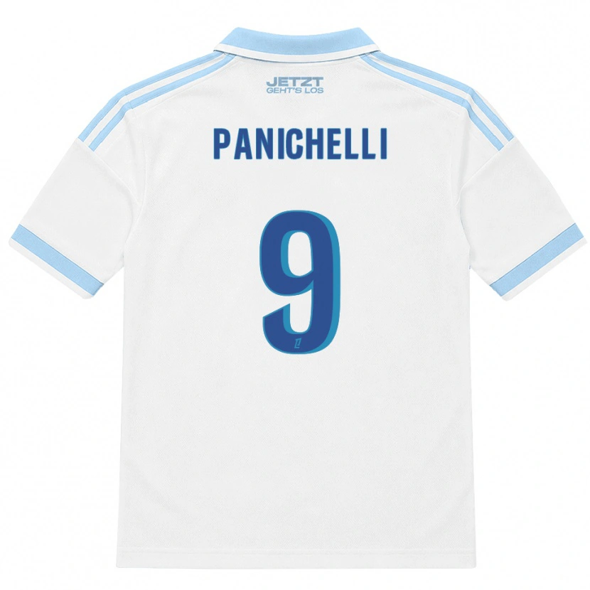 Danxen Hombre Camiseta Joaquín Panichelli #9 Azul Cielo Claro Blanco Rojo 2ª Equipación 2026/27 La Camisa México