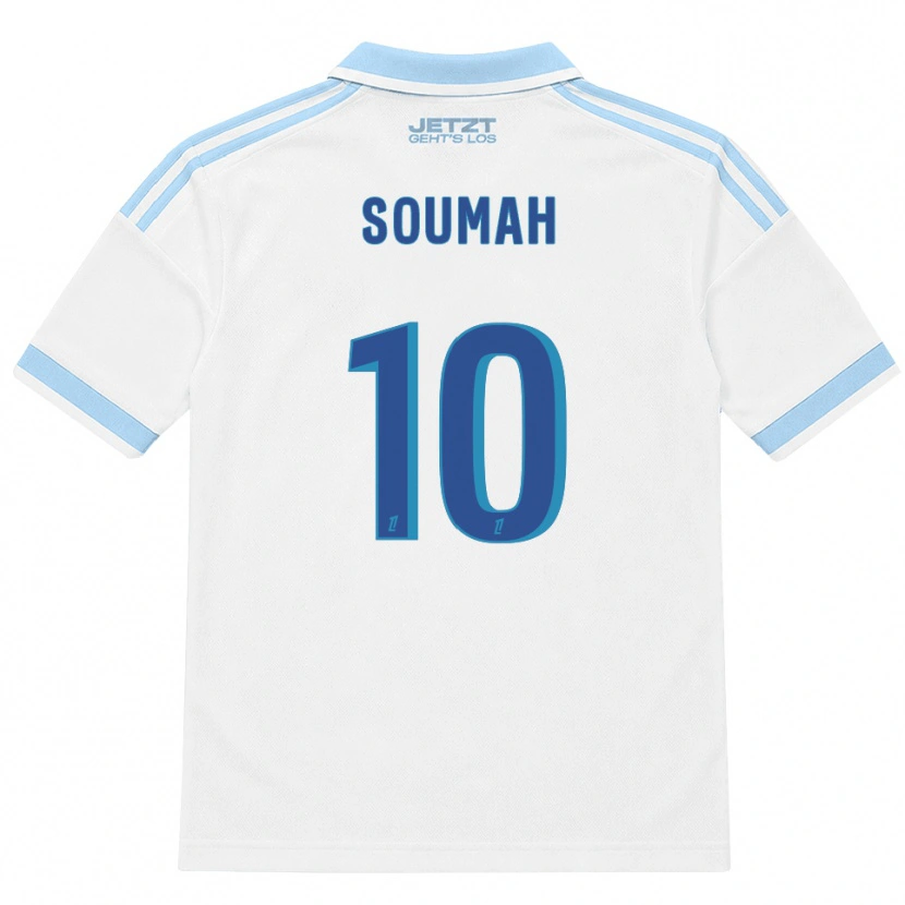 Danxen Hombre Camiseta Mohamed Soumah #10 Azul Cielo Claro Blanco Rojo 2ª Equipación 2026/27 La Camisa México
