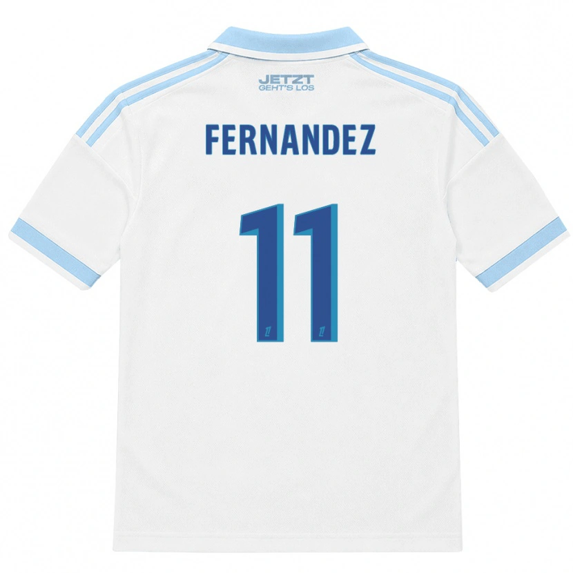 Danxen Hombre Camiseta Elies Araar Fernandez #11 Azul Cielo Claro Blanco Rojo 2ª Equipación 2026/27 La Camisa México