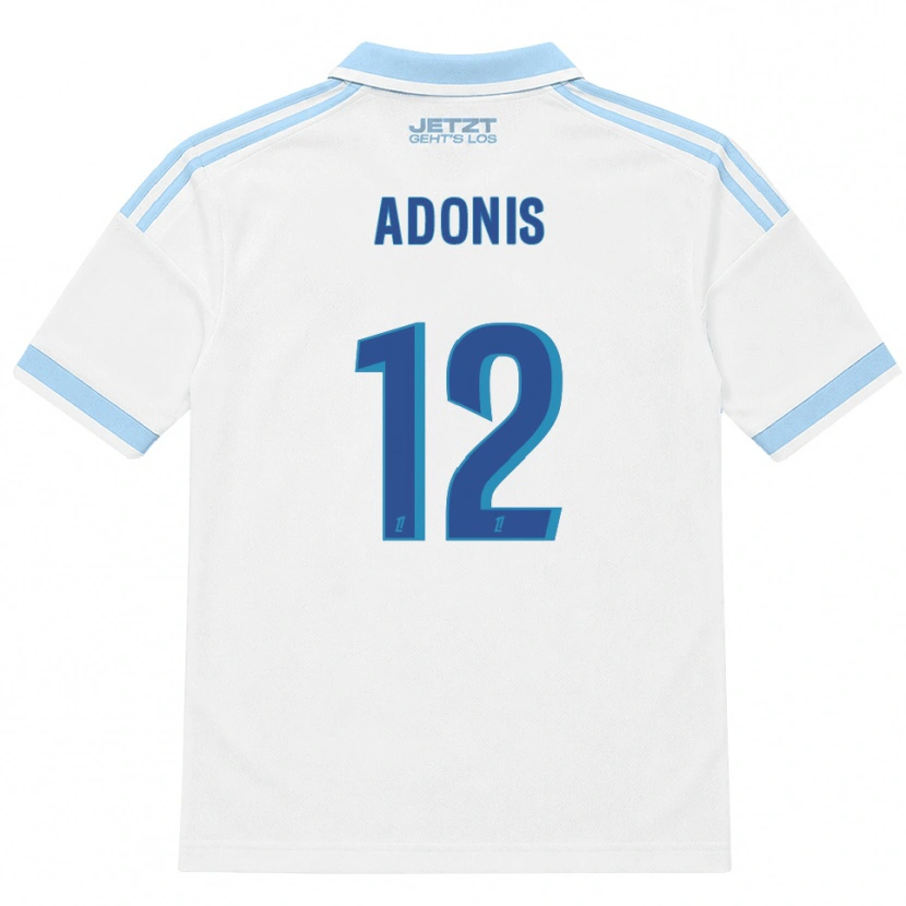 Danxen Hombre Camiseta Erwan Adonis #12 Azul Cielo Claro Blanco Rojo 2ª Equipación 2026/27 La Camisa México