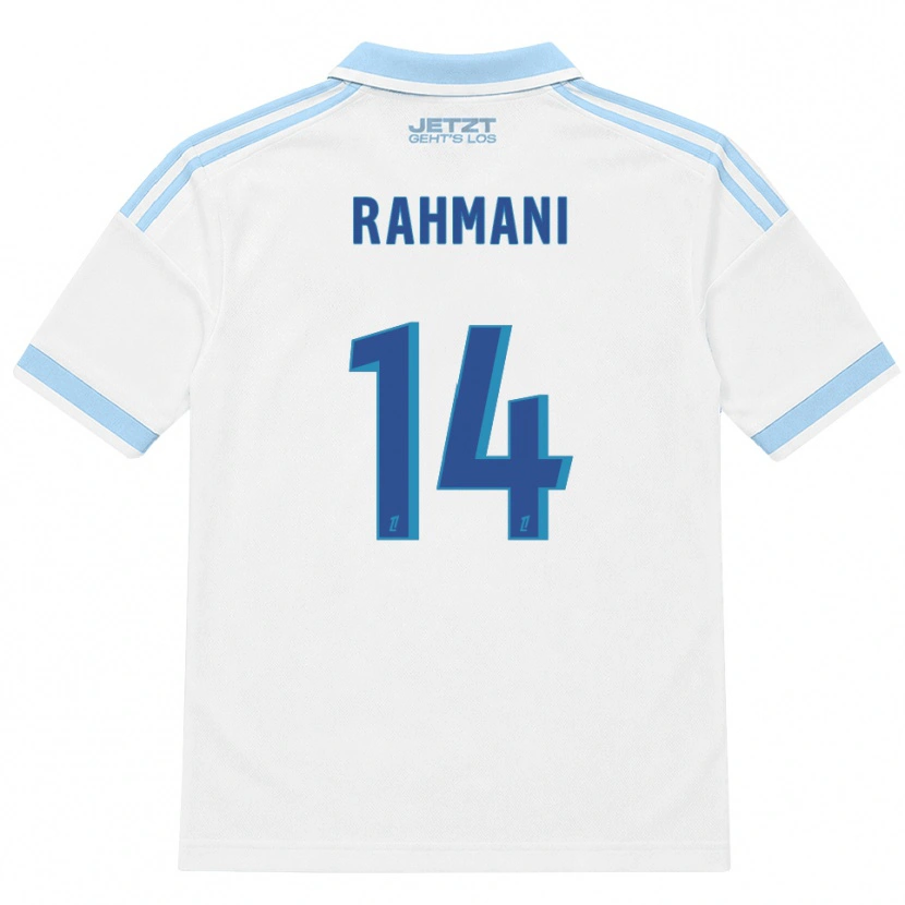 Danxen Hombre Camiseta Nessim Rahmani #14 Azul Cielo Claro Blanco Rojo 2ª Equipación 2026/27 La Camisa México