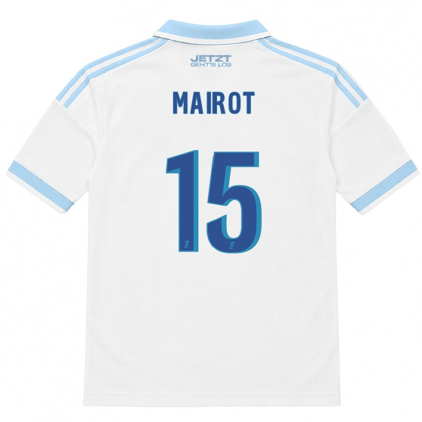 Danxen Hombre Camiseta Clémence Mairot #15 Azul Cielo Claro Blanco Rojo 2ª Equipación 2026/27 La Camisa México