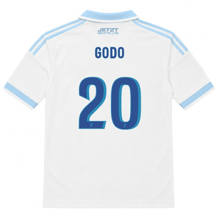 Danxen Hombre Camiseta Martial Godo #20 Azul Cielo Claro Blanco Rojo 2ª Equipación 2026/27 La Camisa México