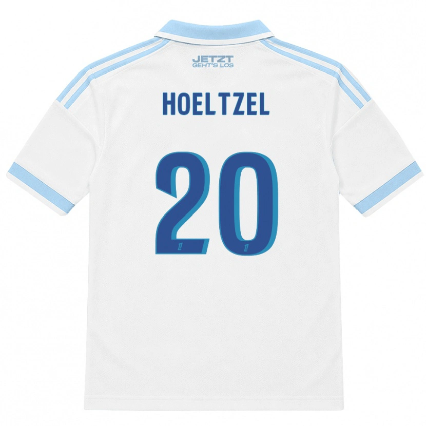 Danxen Hombre Camiseta Mégane Hoeltzel #20 Azul Cielo Claro Blanco Rojo 2ª Equipación 2026/27 La Camisa México