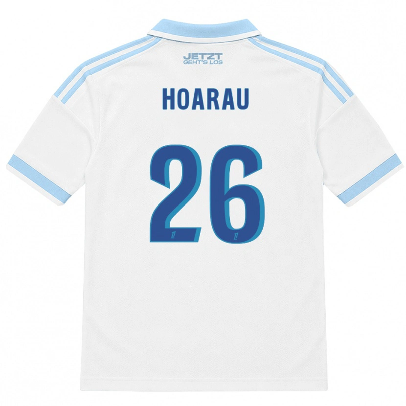 Danxen Hombre Camiseta Fanny Hoarau #26 Azul Cielo Claro Blanco Rojo 2ª Equipación 2026/27 La Camisa México
