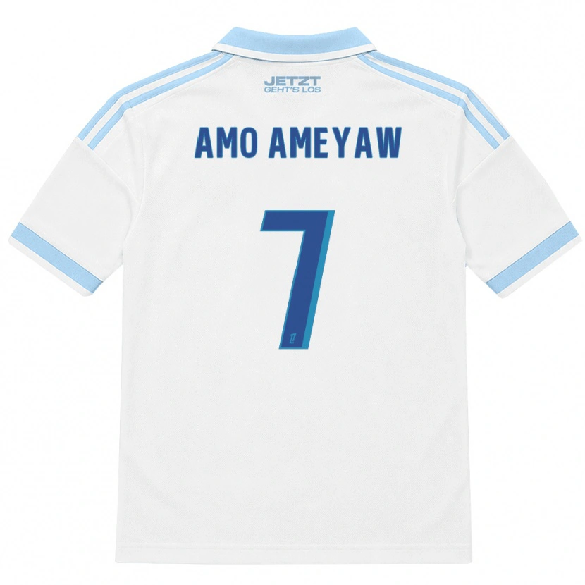 Danxen Hombre Camiseta Samuel Amo-Ameyaw #7 Azul Cielo Claro Blanco Rojo 2ª Equipación 2026/27 La Camisa México