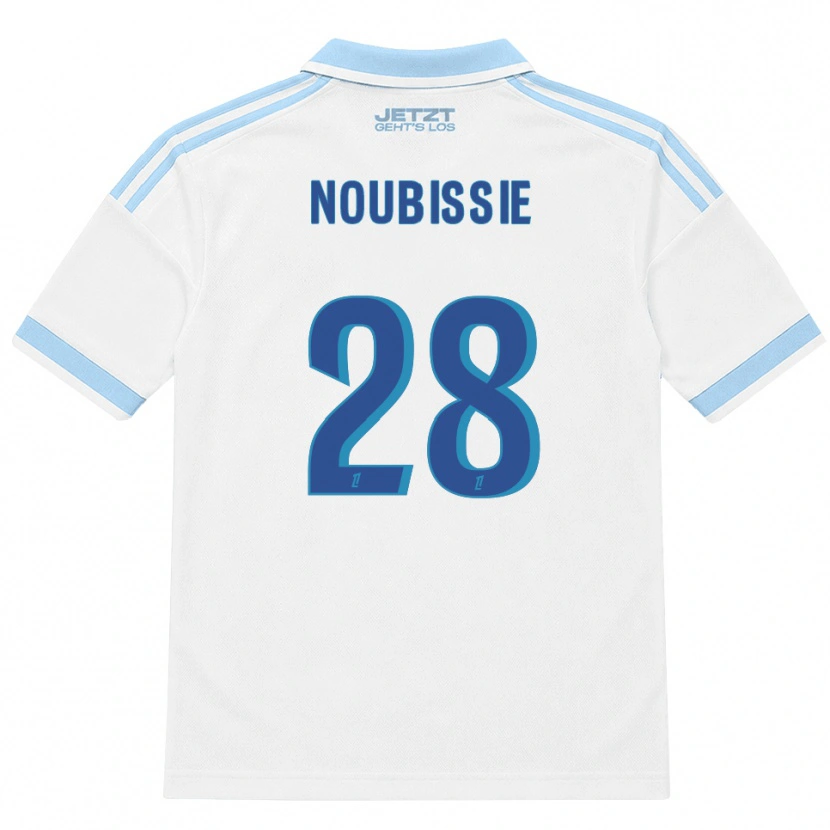 Danxen Hombre Camiseta Tyrese Noubissie #28 Azul Cielo Claro Blanco Rojo 2ª Equipación 2026/27 La Camisa México