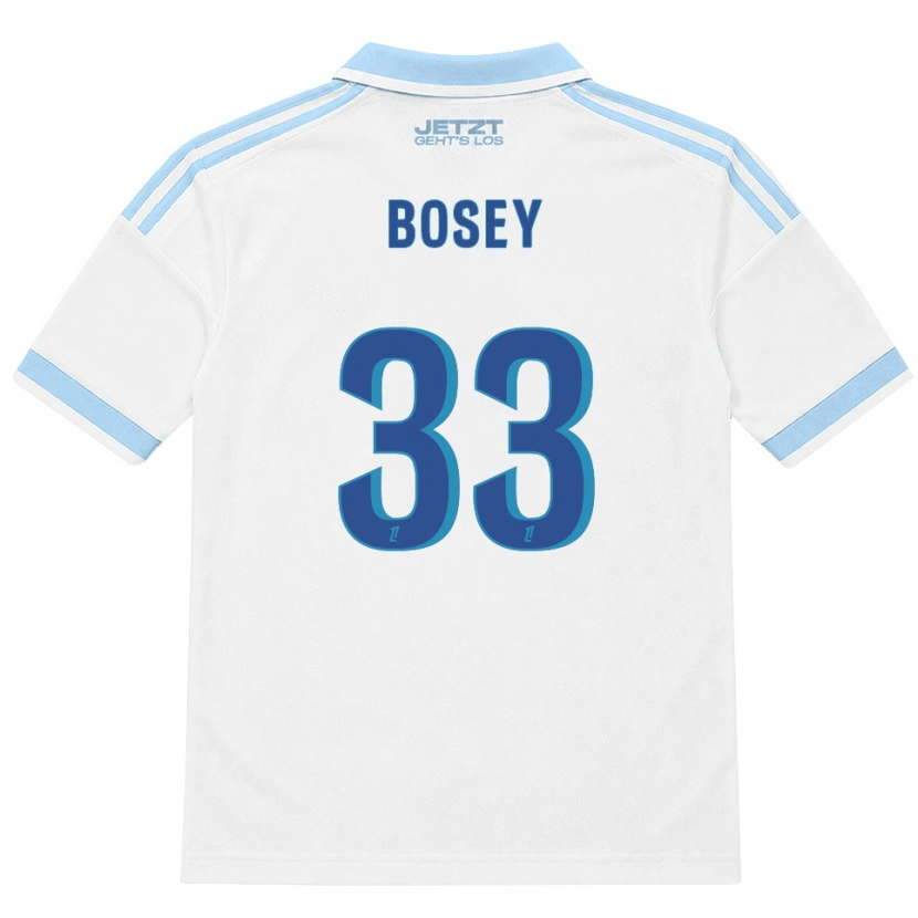 Danxen Hombre Camiseta Jean-Baptiste Bosey #33 Azul Cielo Claro Blanco Rojo 2ª Equipación 2026/27 La Camisa México
