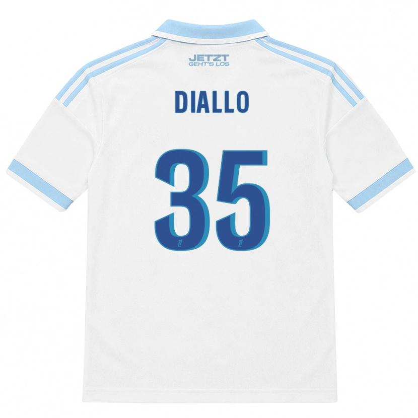 Danxen Hombre Camiseta Tidiane Diallo #35 Azul Cielo Claro Blanco Rojo 2ª Equipación 2026/27 La Camisa México