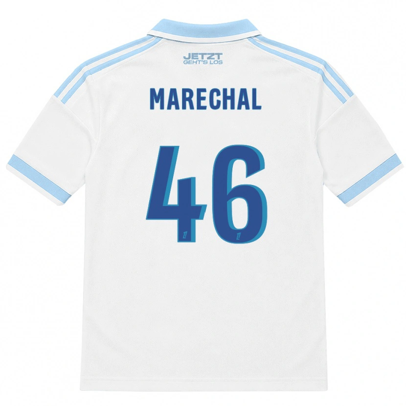 Danxen Hombre Camiseta Max Maréchal #46 Azul Cielo Claro Blanco Rojo 2ª Equipación 2026/27 La Camisa México