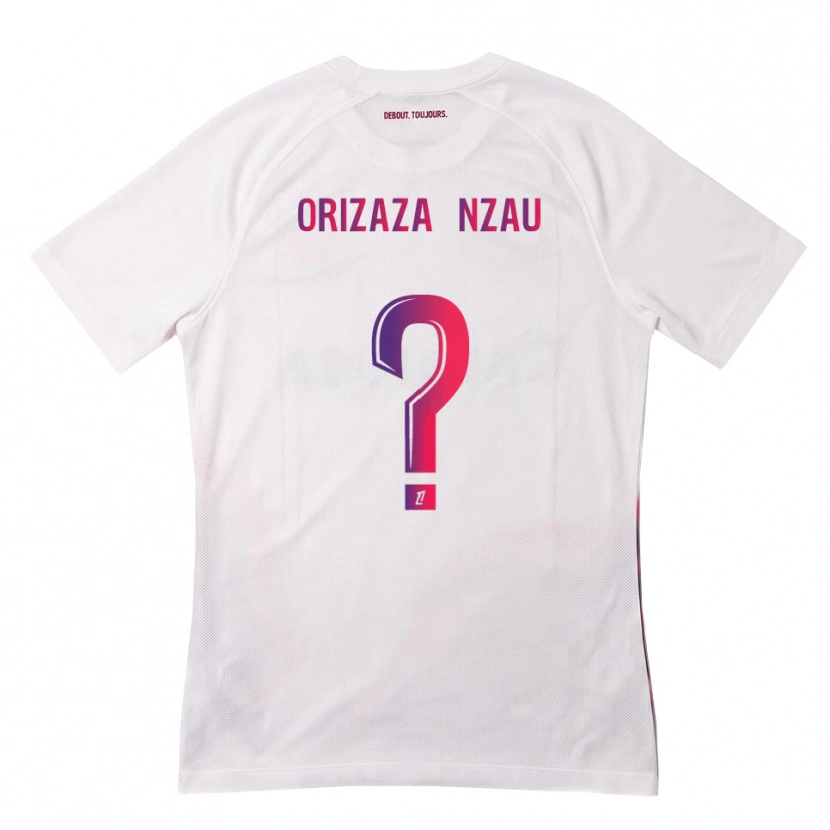 Danxen Hombre Camiseta Jethro Orizaza Nzau #0 Blanco Rosa Morado 2ª Equipación 2026/27 La Camisa México