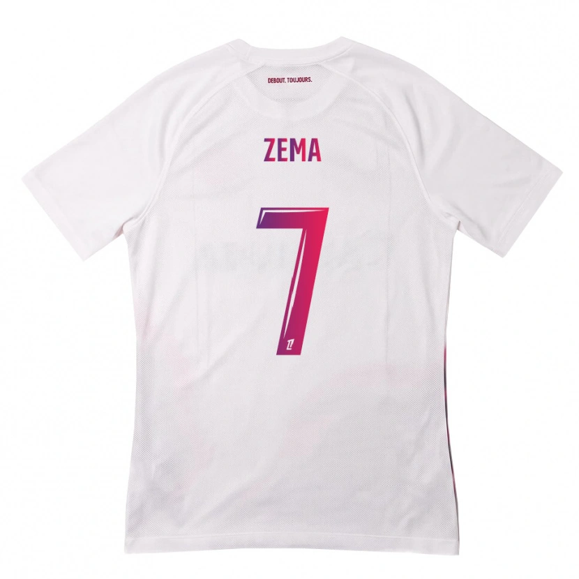 Danxen Hombre Camiseta Darris Zema #7 Blanco Rosa Morado 2ª Equipación 2026/27 La Camisa México