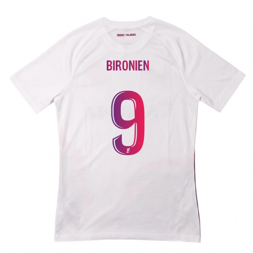 Danxen Hombre Camiseta Mymithye Bironien #9 Blanco Rosa Morado 2ª Equipación 2026/27 La Camisa México