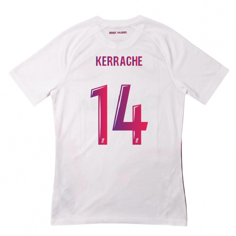 Danxen Hombre Camiseta Marina Kerrache #14 Blanco Rosa Morado 2ª Equipación 2026/27 La Camisa México