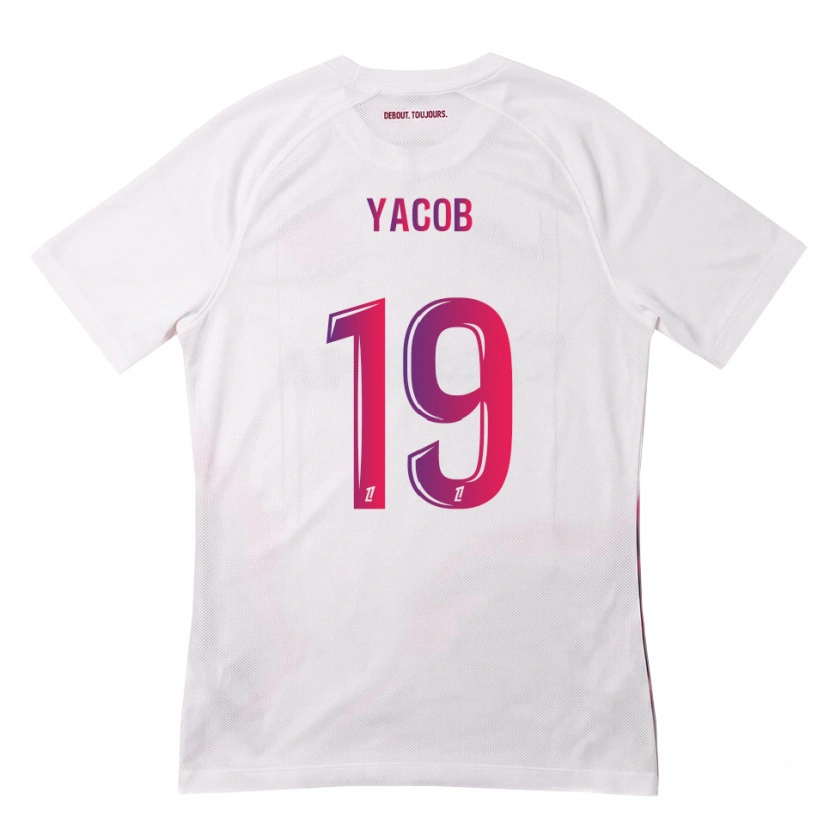 Danxen Hombre Camiseta Ilana Yacob #19 Blanco Rosa Morado 2ª Equipación 2026/27 La Camisa México