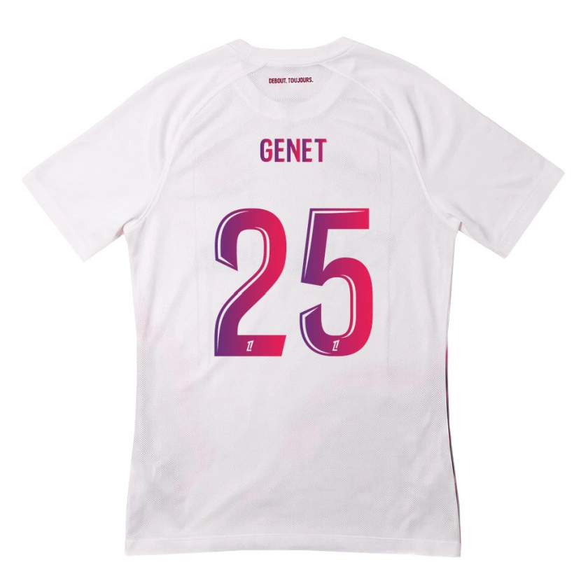 Danxen Hombre Camiseta Marine Genet #25 Blanco Rosa Morado 2ª Equipación 2026/27 La Camisa México