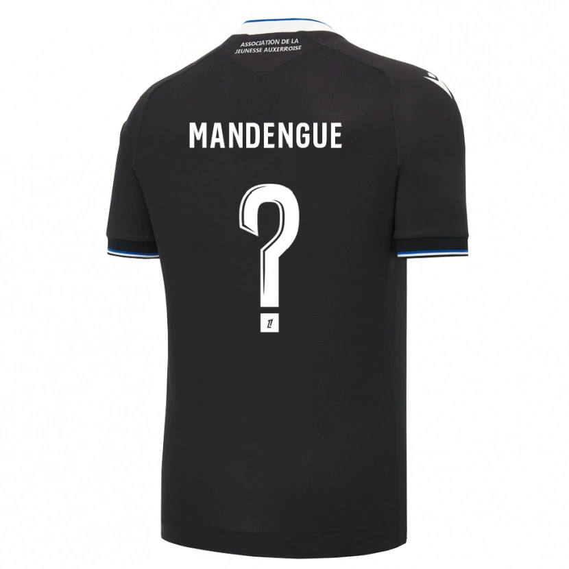 Danxen Hombre Camiseta Rayan Mandengue #0 Negro Azul Blanco 2ª Equipación 2026/27 La Camisa México