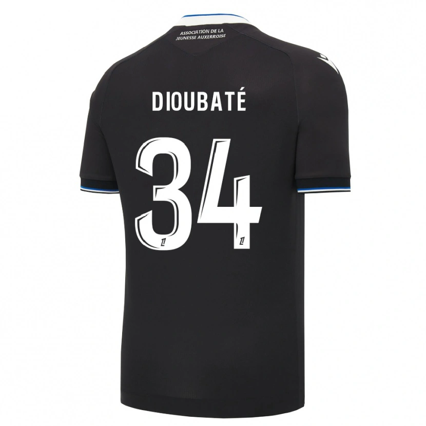 Danxen Hombre Camiseta Lamfia Dioubaté #34 Negro Azul Blanco 2ª Equipación 2026/27 La Camisa México