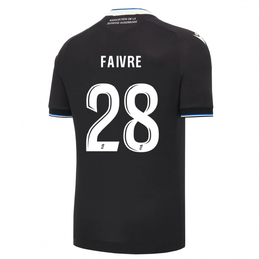Danxen Hombre Camiseta Romain Faivre #28 Negro Azul Blanco 2ª Equipación 2026/27 La Camisa México