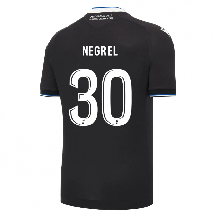 Danxen Hombre Camiseta Tom Negrel #30 Negro Azul Blanco 2ª Equipación 2026/27 La Camisa México