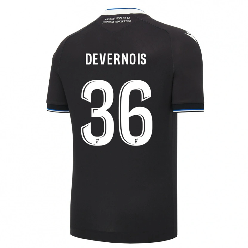 Danxen Hombre Camiseta Tidiane Devernois #36 Negro Azul Blanco 2ª Equipación 2026/27 La Camisa México