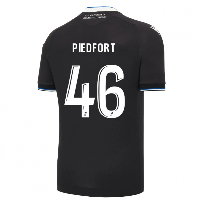 Danxen Hombre Camiseta Arthur Piedfort #46 Negro Azul Blanco 2ª Equipación 2026/27 La Camisa México