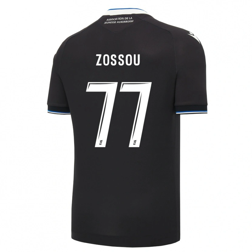Danxen Hombre Camiseta Aristide Zossou #77 Negro Azul Blanco 2ª Equipación 2026/27 La Camisa México