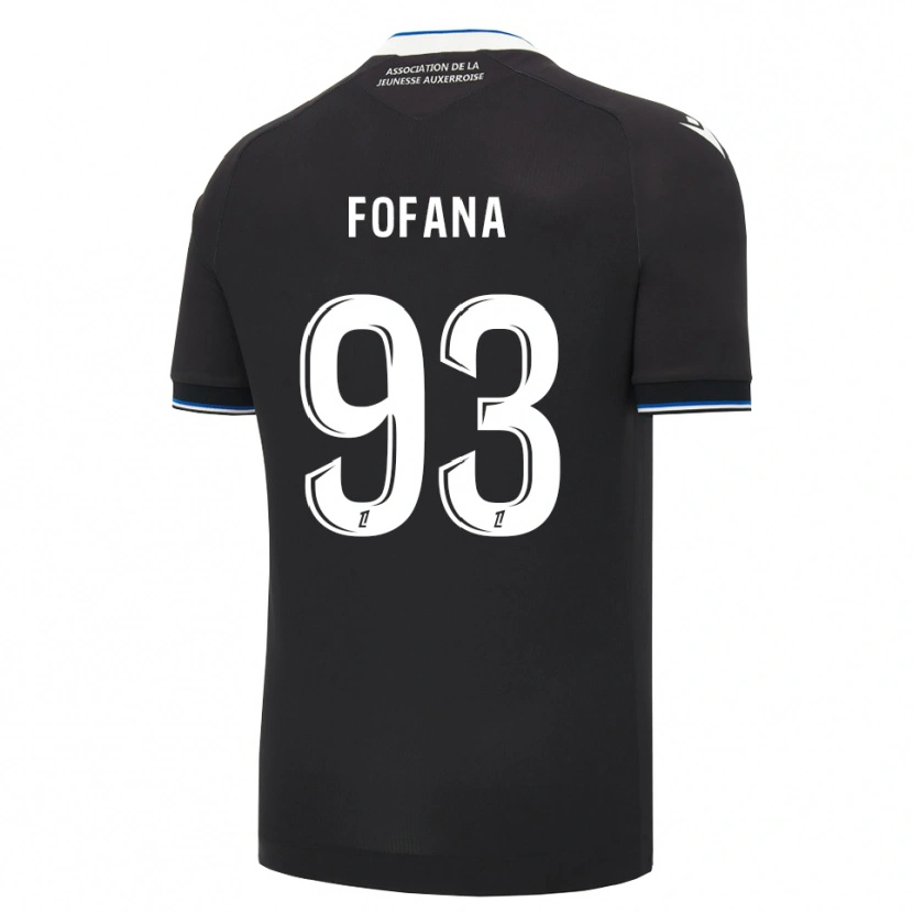 Danxen Hombre Camiseta Sékou Fofana #93 Negro Azul Blanco 2ª Equipación 2026/27 La Camisa México