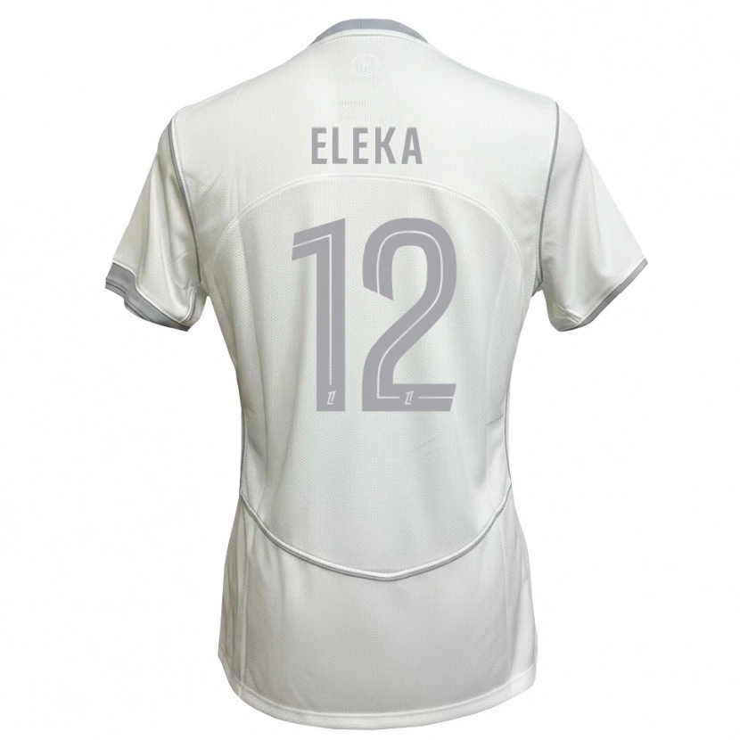 Danxen Hombre Camiseta Nathan Eleka #12 Blanco Gris 2ª Equipación 2026/27 La Camisa México