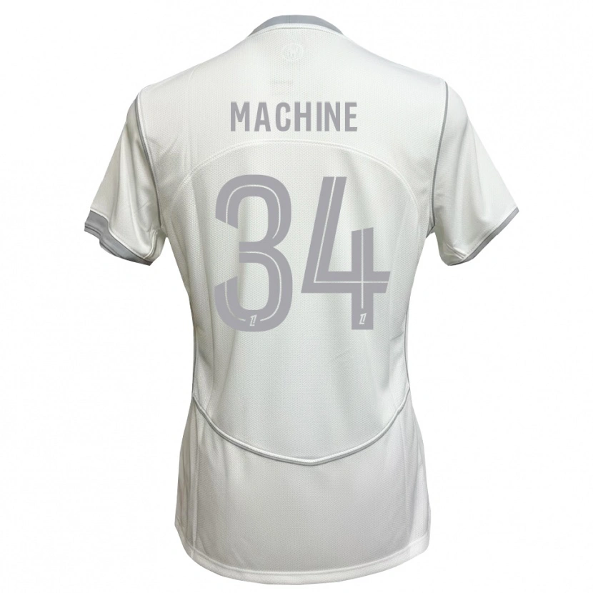 Danxen Hombre Camiseta Lanroy Machine #34 Blanco Gris 2ª Equipación 2026/27 La Camisa México