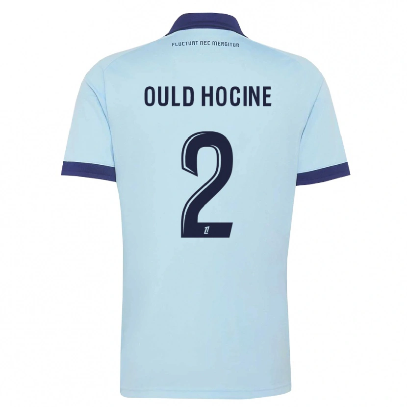 Danxen Hombre Camiseta Célina Ould Hocine #2 Azul Aciano Negro 2ª Equipación 2026/27 La Camisa México