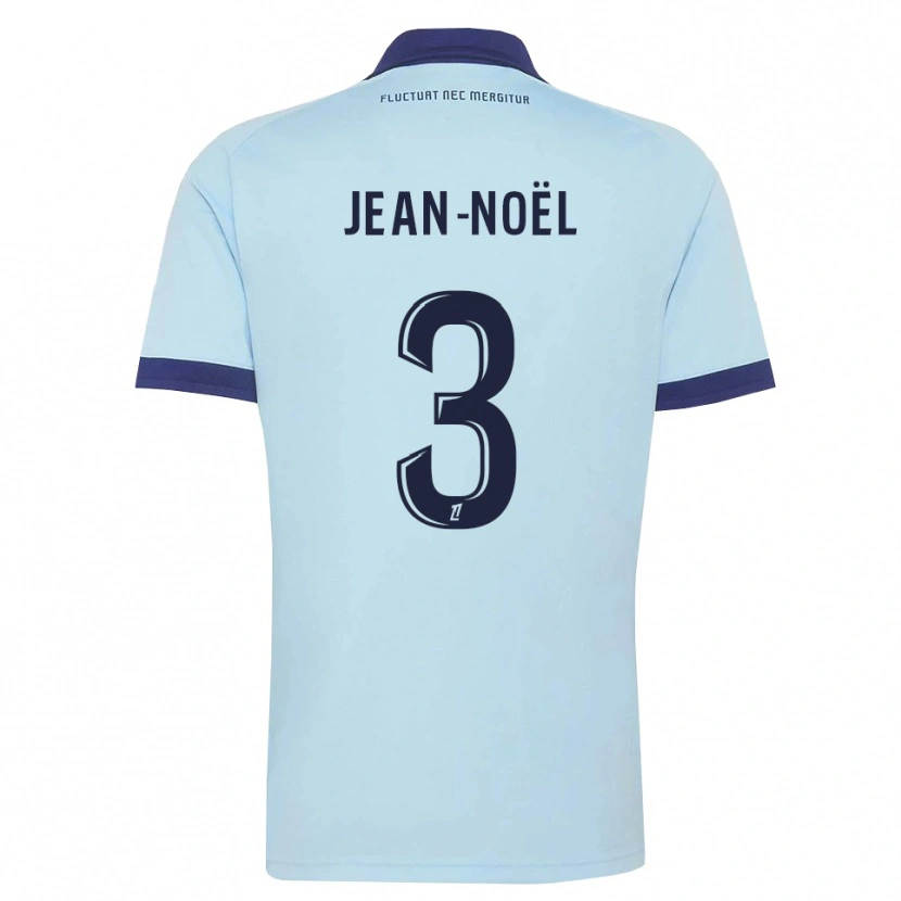 Danxen Hombre Camiseta Jahly Jean-Noël #3 Azul Aciano Negro 2ª Equipación 2026/27 La Camisa México