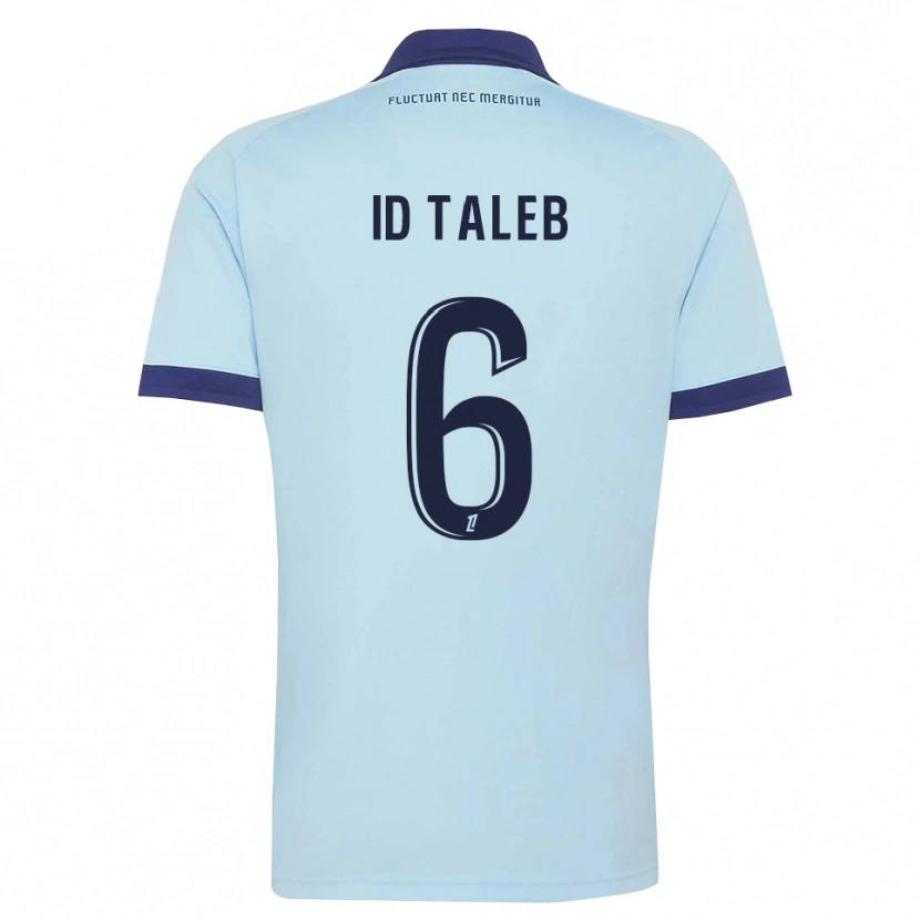 Danxen Hombre Camiseta Samy Id Taleb #6 Azul Aciano Negro 2ª Equipación 2026/27 La Camisa México